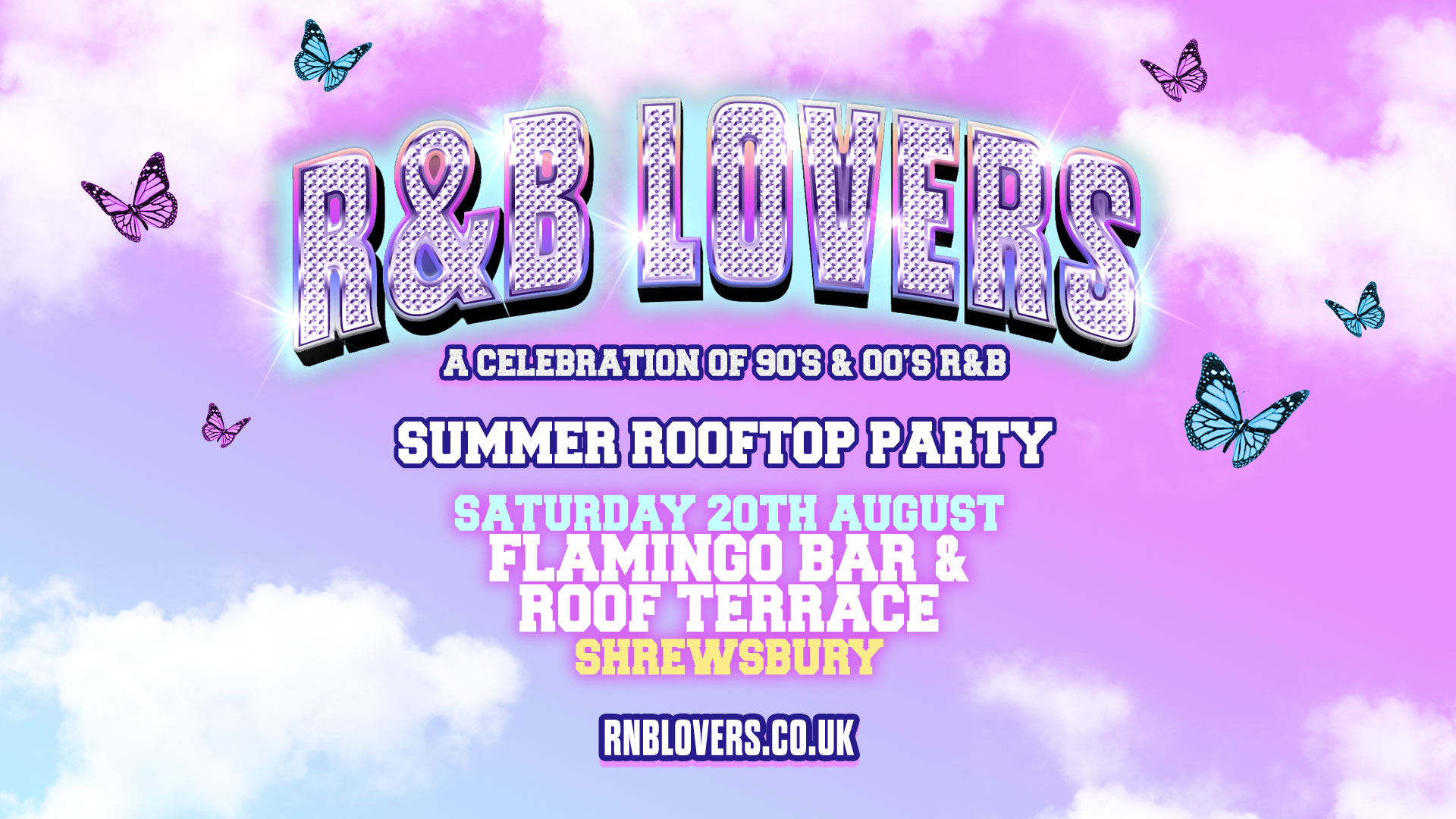 R&B Lovers – Saturday 20th August – Flamingo Terrace Bar & Roof Garden [TICKETS SELLING FAST!]