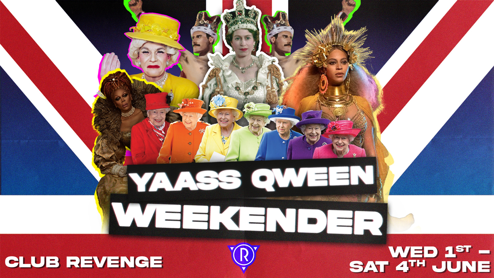 Yaass Queen Weekender – Jubilee Weekend at Club Revenge