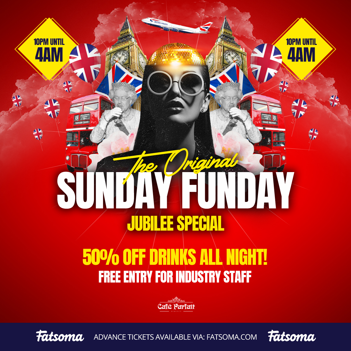 Sunday Funday Jubilee Weekend//Multi Venue Party