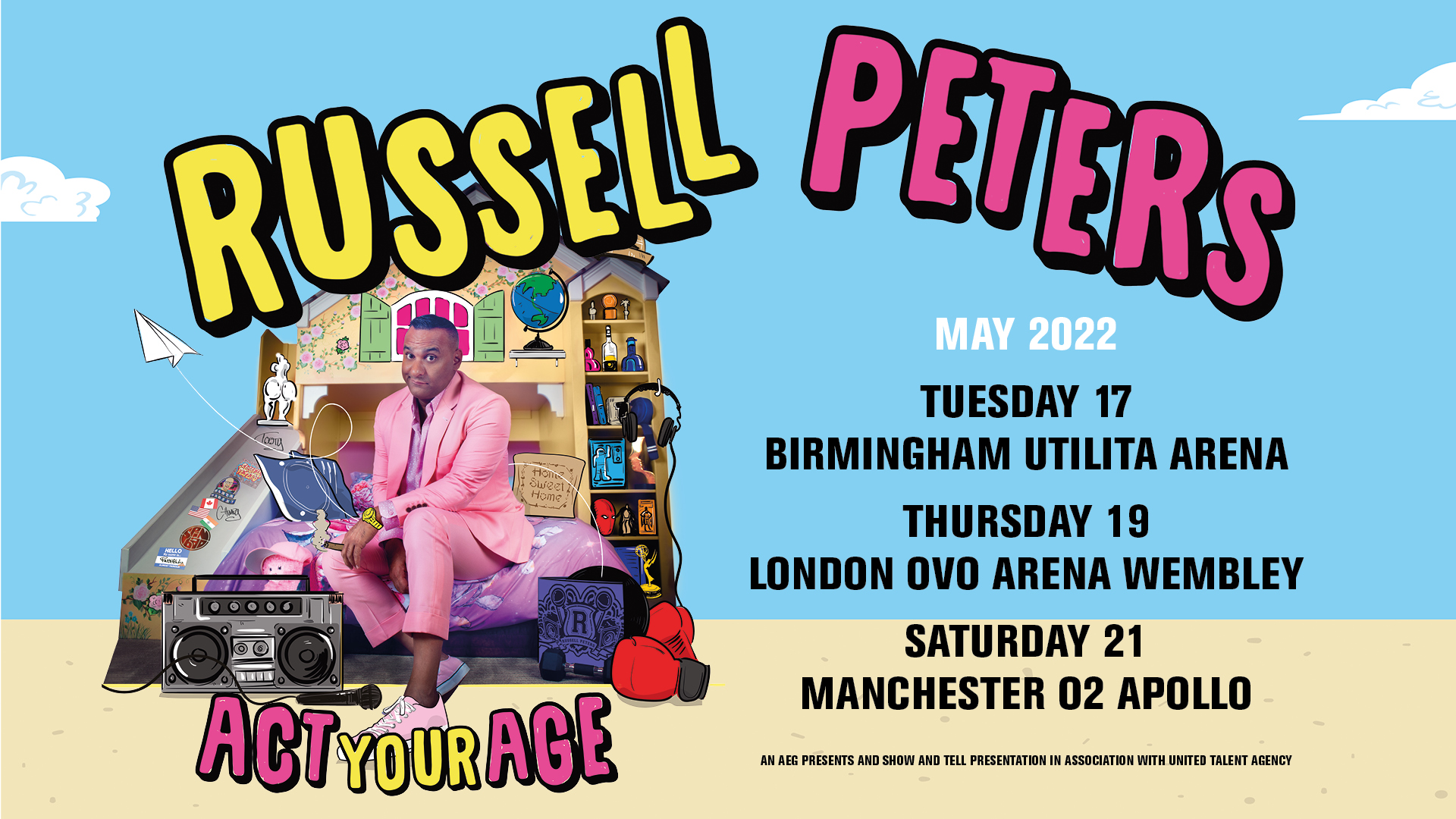 Russell Peters : Act Your Age World Tour – London **