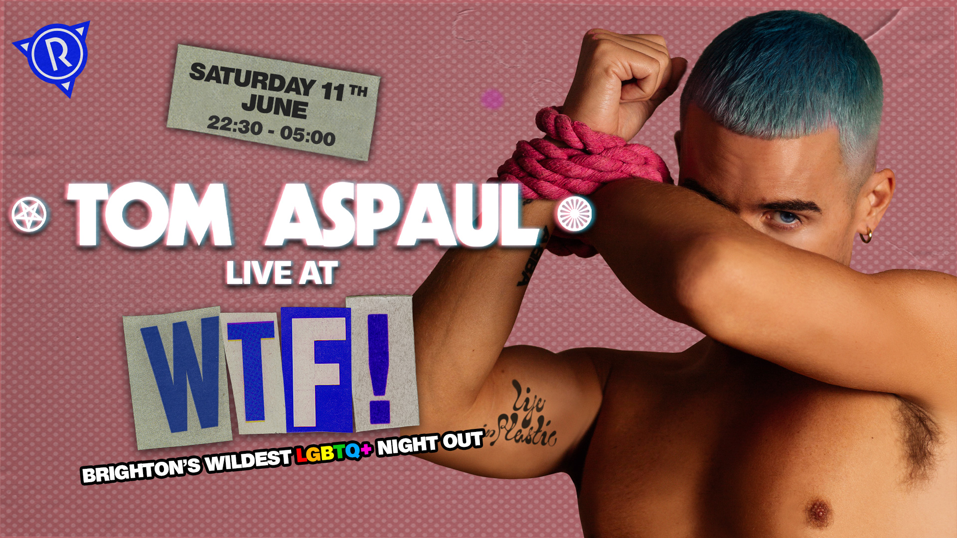 Tom Aspaul Live at WTF! –  Saturdays at Club Revenge