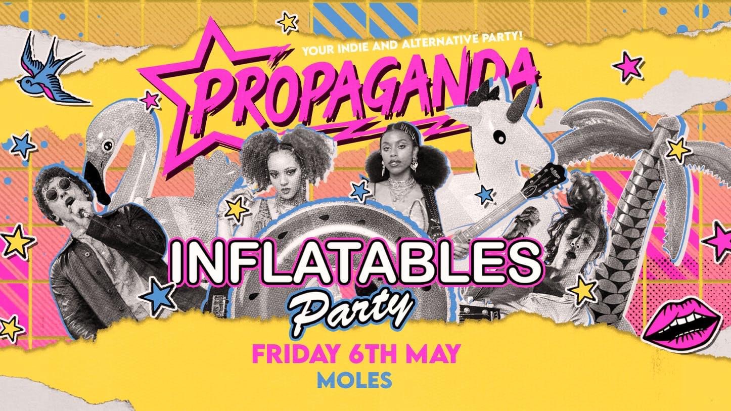 TONIGHT! Inflatables Party – Propaganda Bath!
