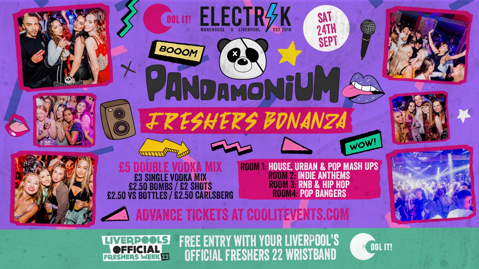 DAY 7 – Pandamonium Saturdays : FRESHERS BONANZA – FREE ENTRY WITH YOUR OFFICIAL FRESHERS WRISTBAND!