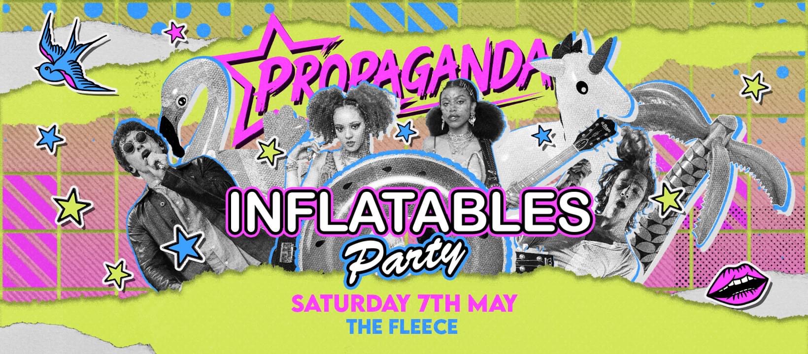TONIGHT! Inflatables Party at The Fleece – Propaganda Bristol!