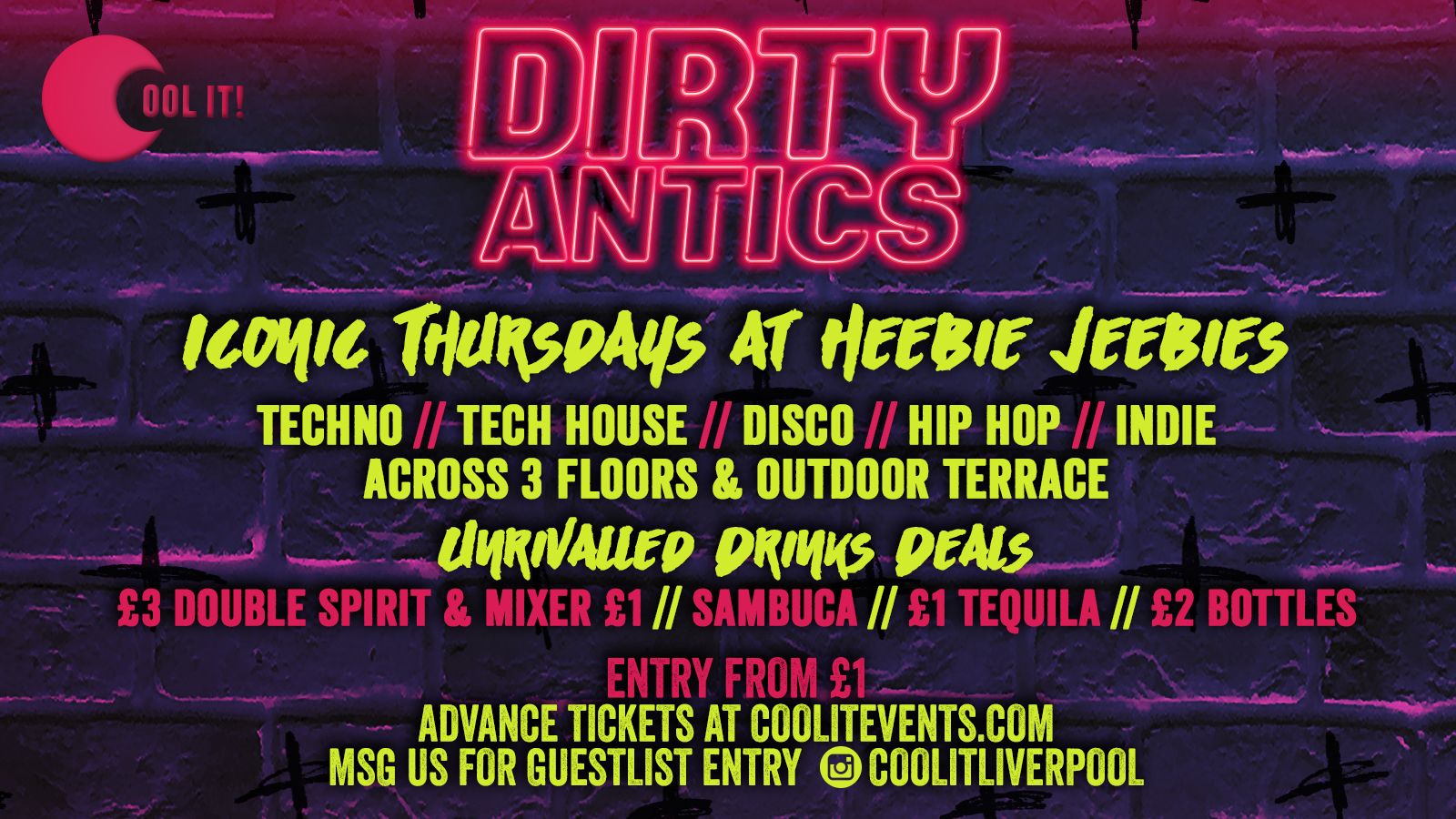 Dirty Antics Thursdays