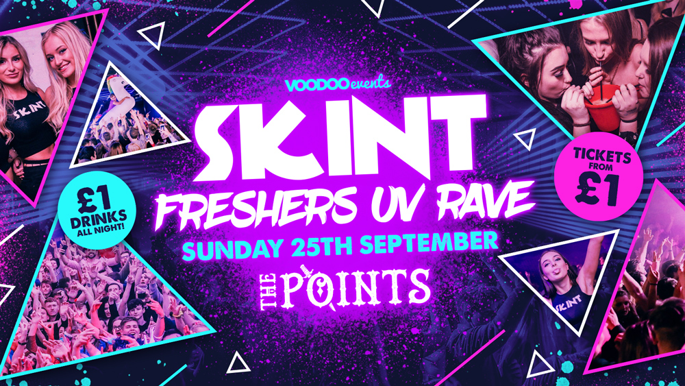 Skint Freshers UV Rave