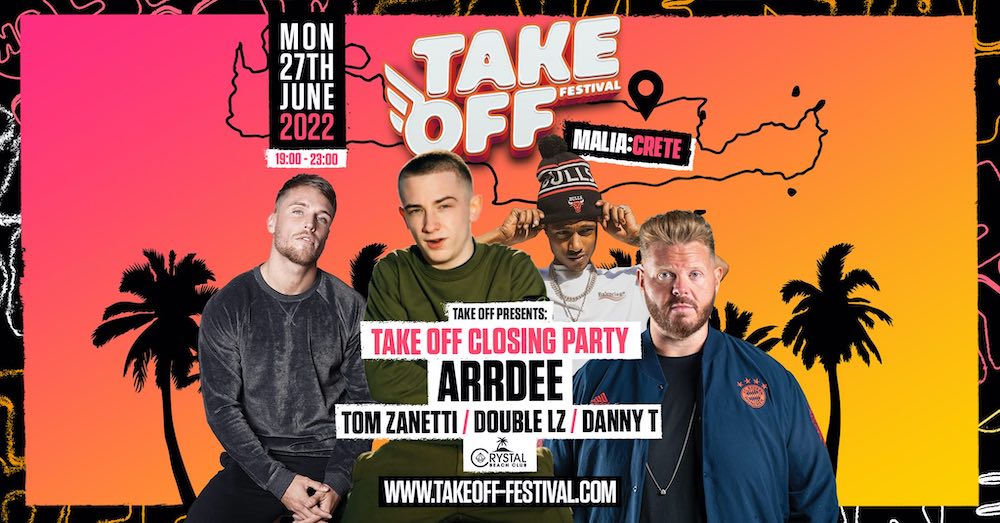 Take Off Presents: CLOSING PARTY ft Arrdee, Tom Zanetti, Double LZ,  Danny T + More!