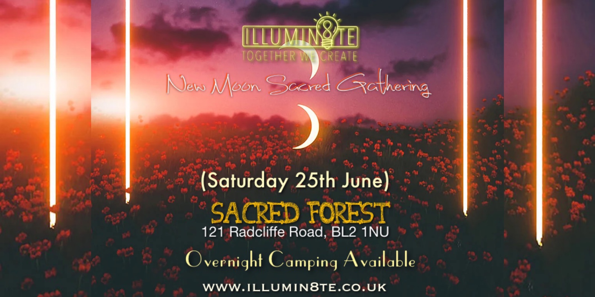 Illumin8te Connections Workshop / New Moon Ceremony (Saturday 25th June) @ Sacred Forest