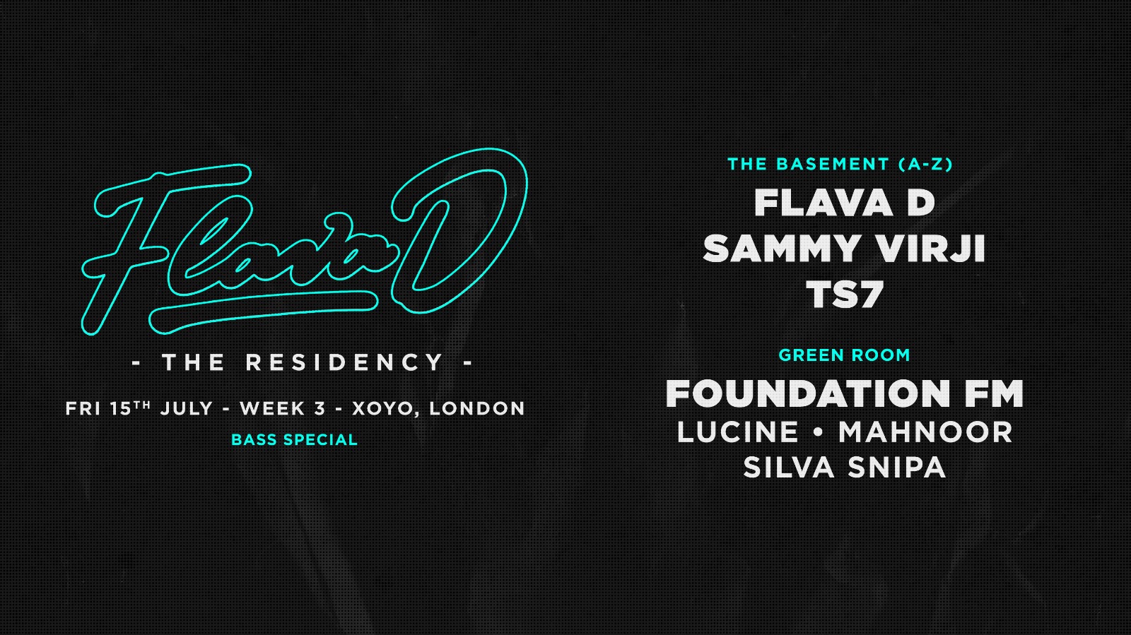 Flava D : The Residency (Week 3)