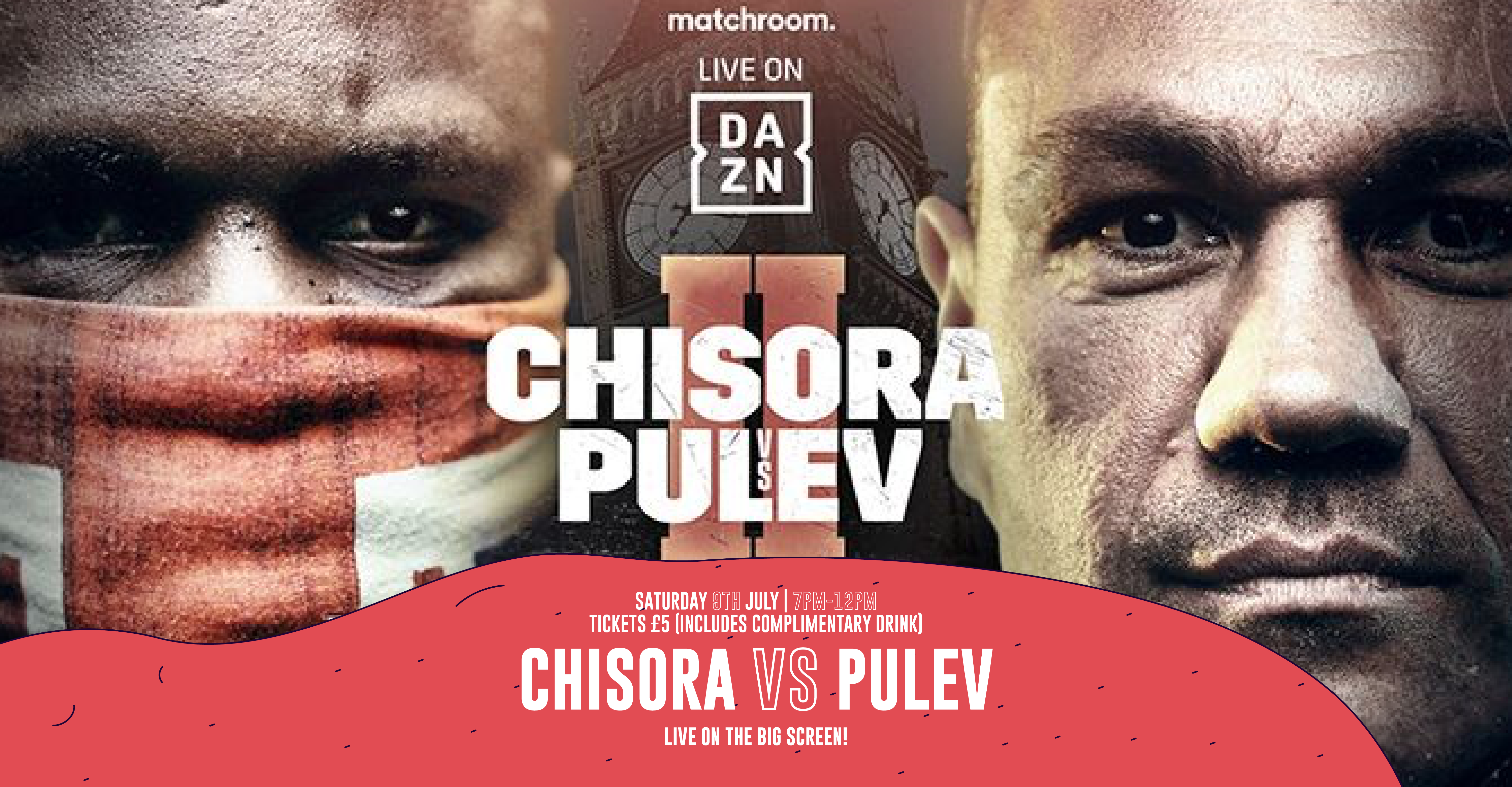 Chisora vs Pulev II – Screened Live at Central Park