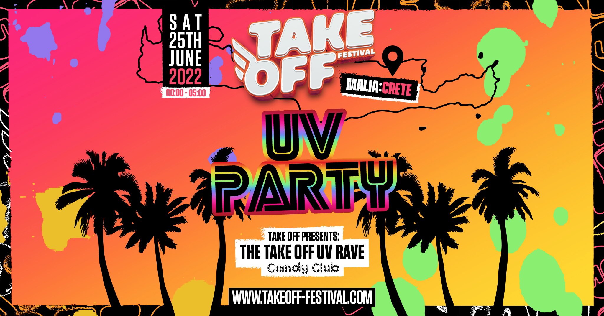 Take Off Presents: UV Paint Party at Candy Club €5! (TONIGHT!)