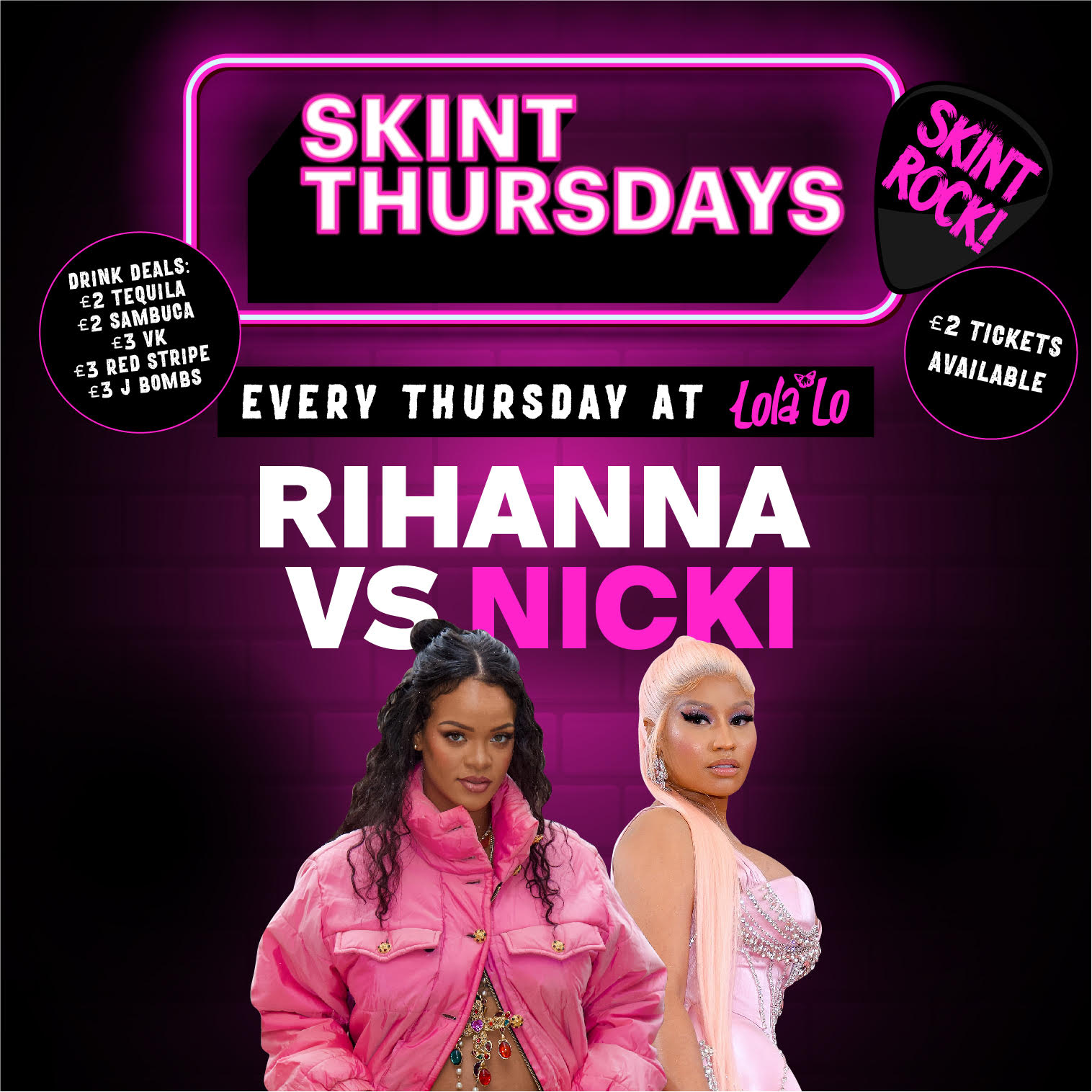 Skint Thursday – Nicki Vs Rihanna