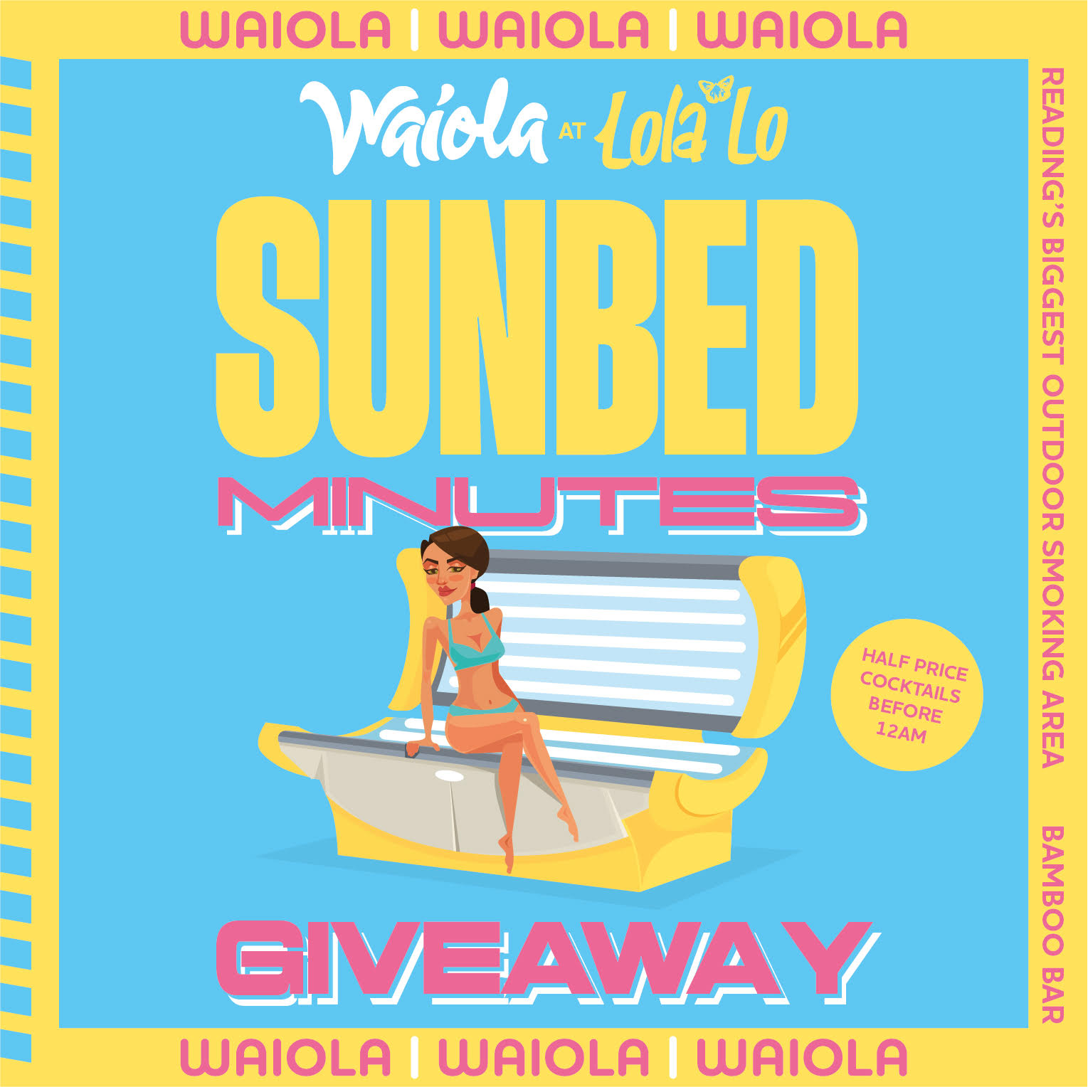 Waiola: Sun bed Minutes Giveaway