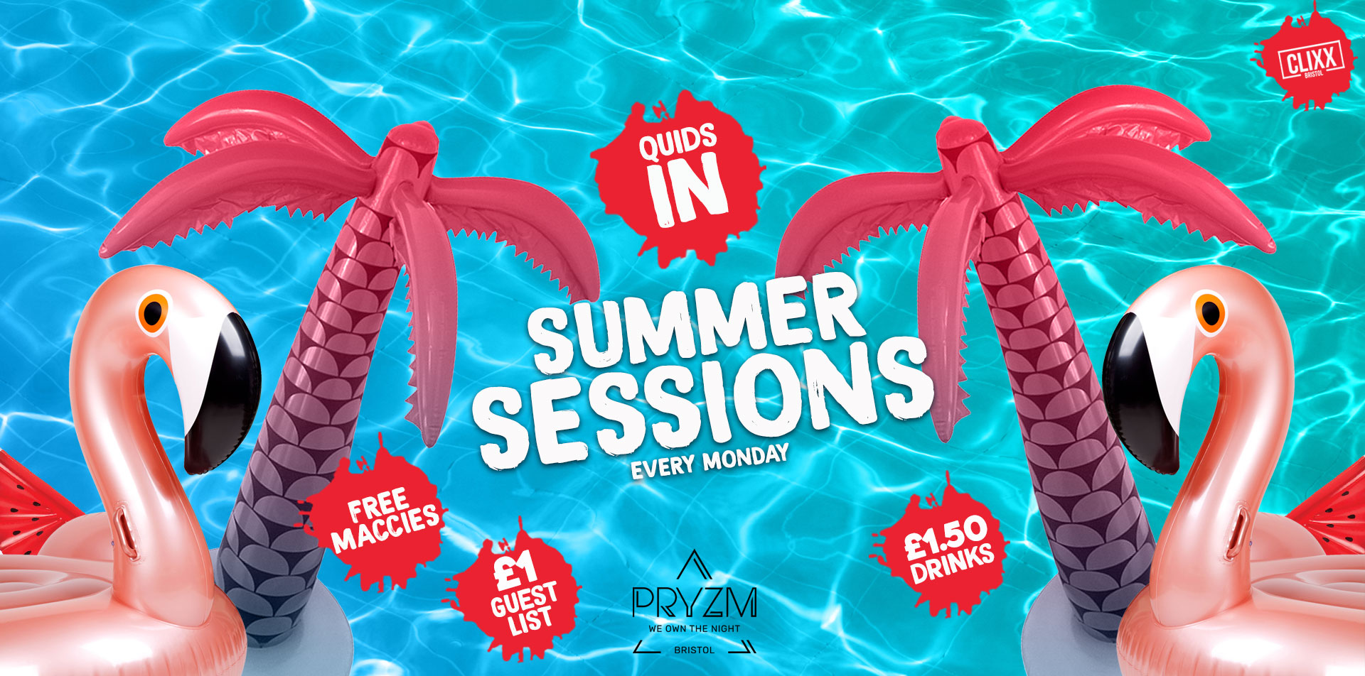 QUIDS IN / Summer Sessions –  £1 Tickets