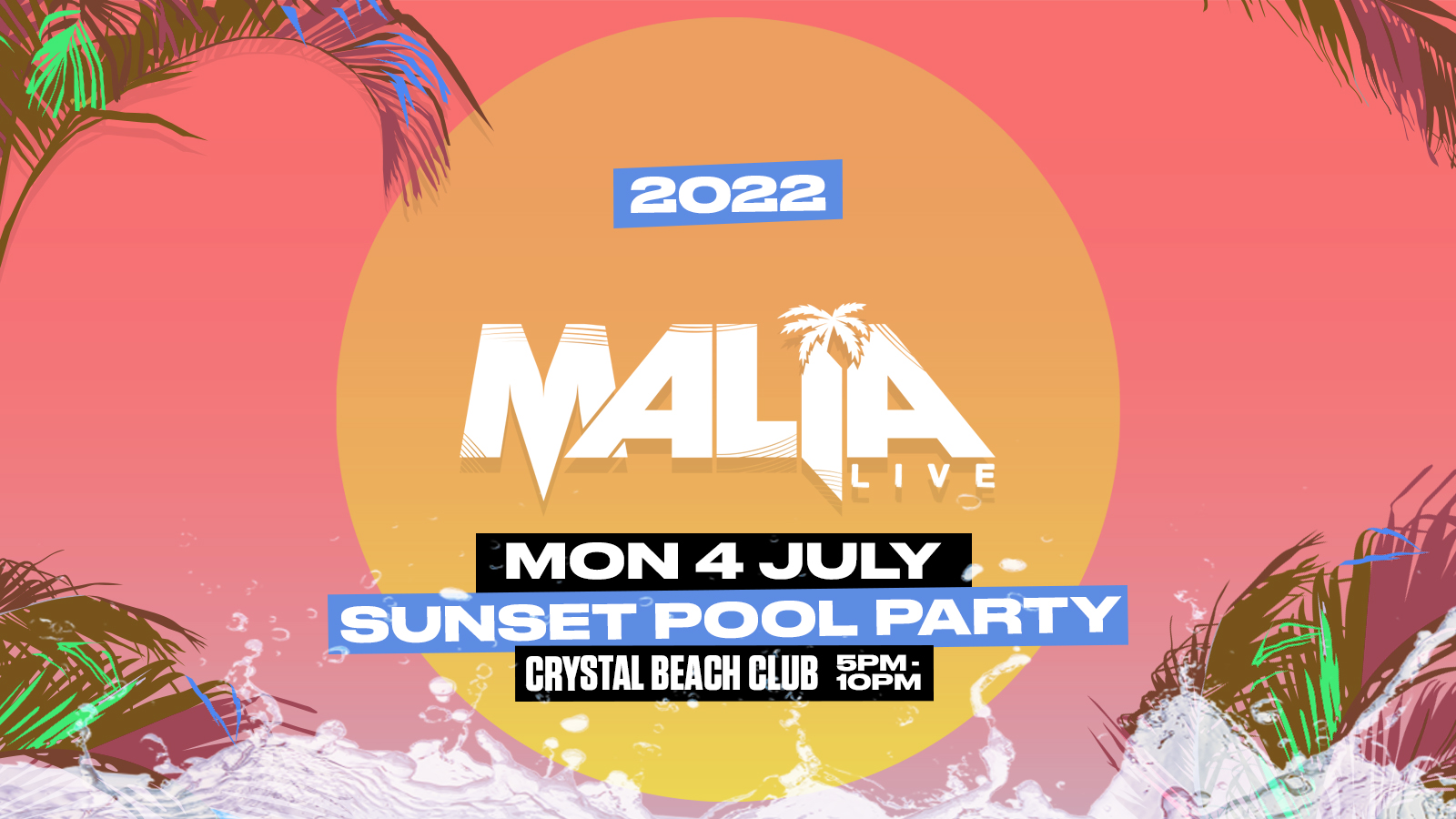 Malia Live Sunset Pool Party: Tom Zanetti