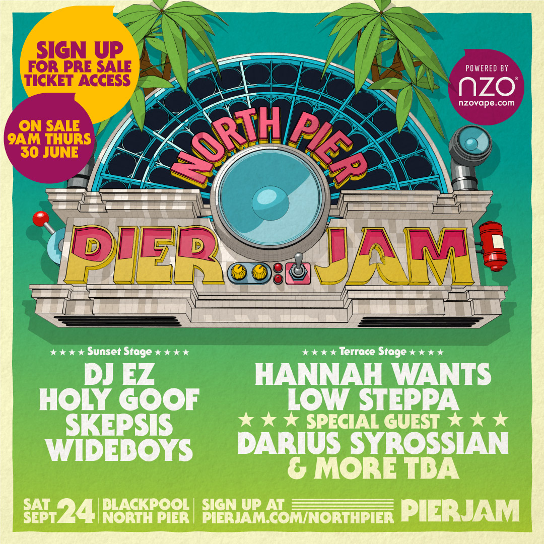 PierJam at North Pier, Blackpool on 29th Apr 2023 Fatsoma