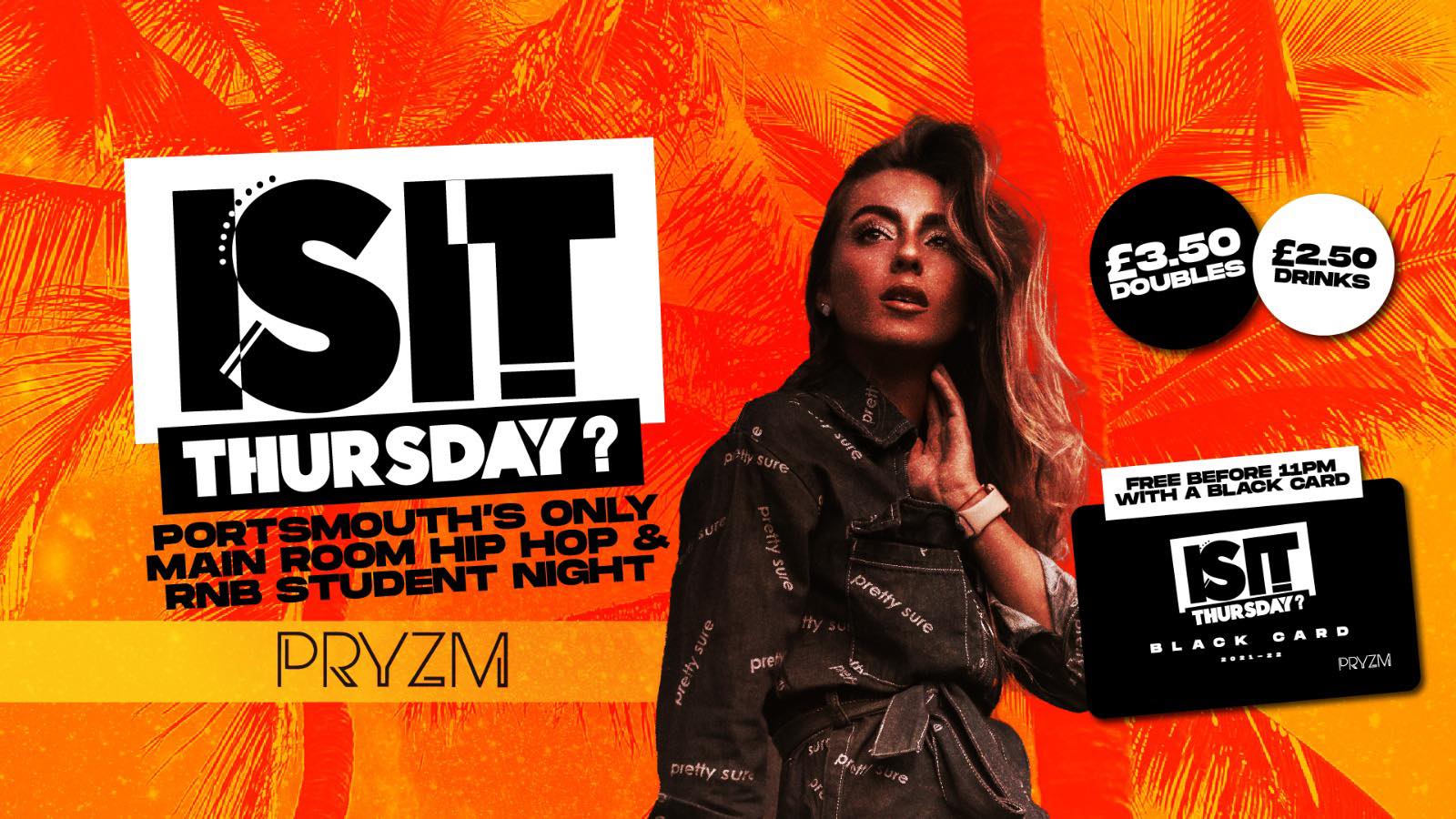 IS IT THURSDAY?! Portsmouth’s Biggest Student Night!