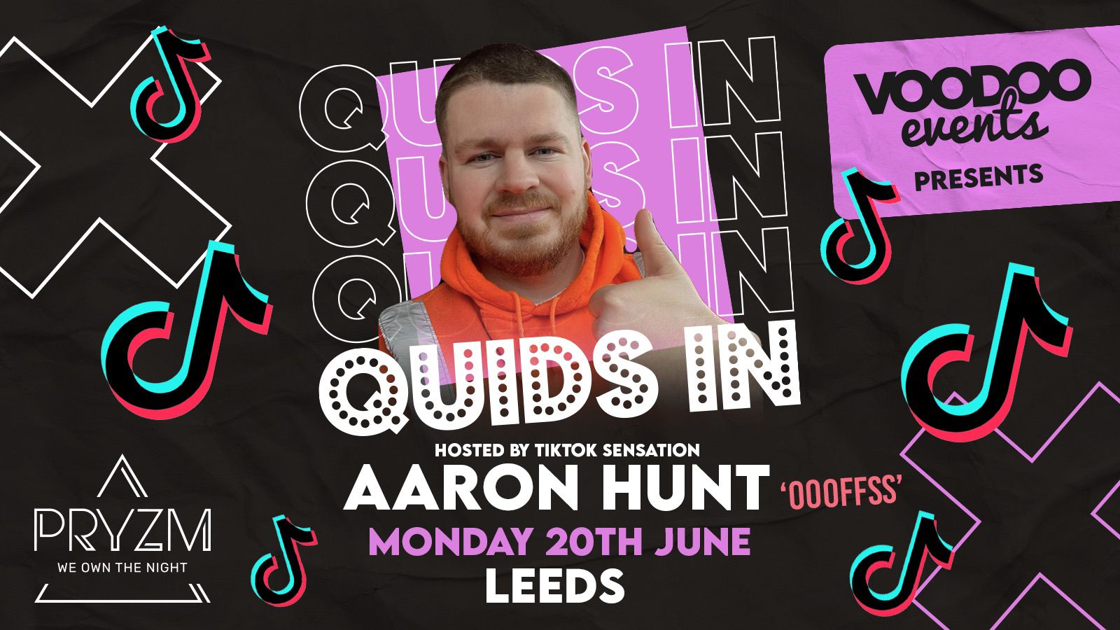 Quids In Mondays Summer Sessions Presents Aaron Hunt – 20th June