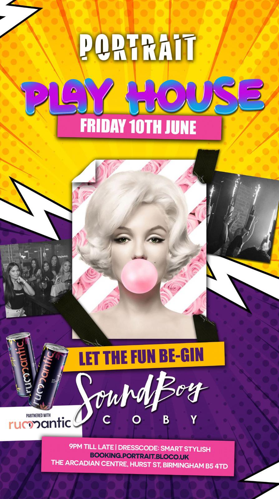 Playhouse Portrait Bar Birmingham at Portrait Bar , Birmingham on