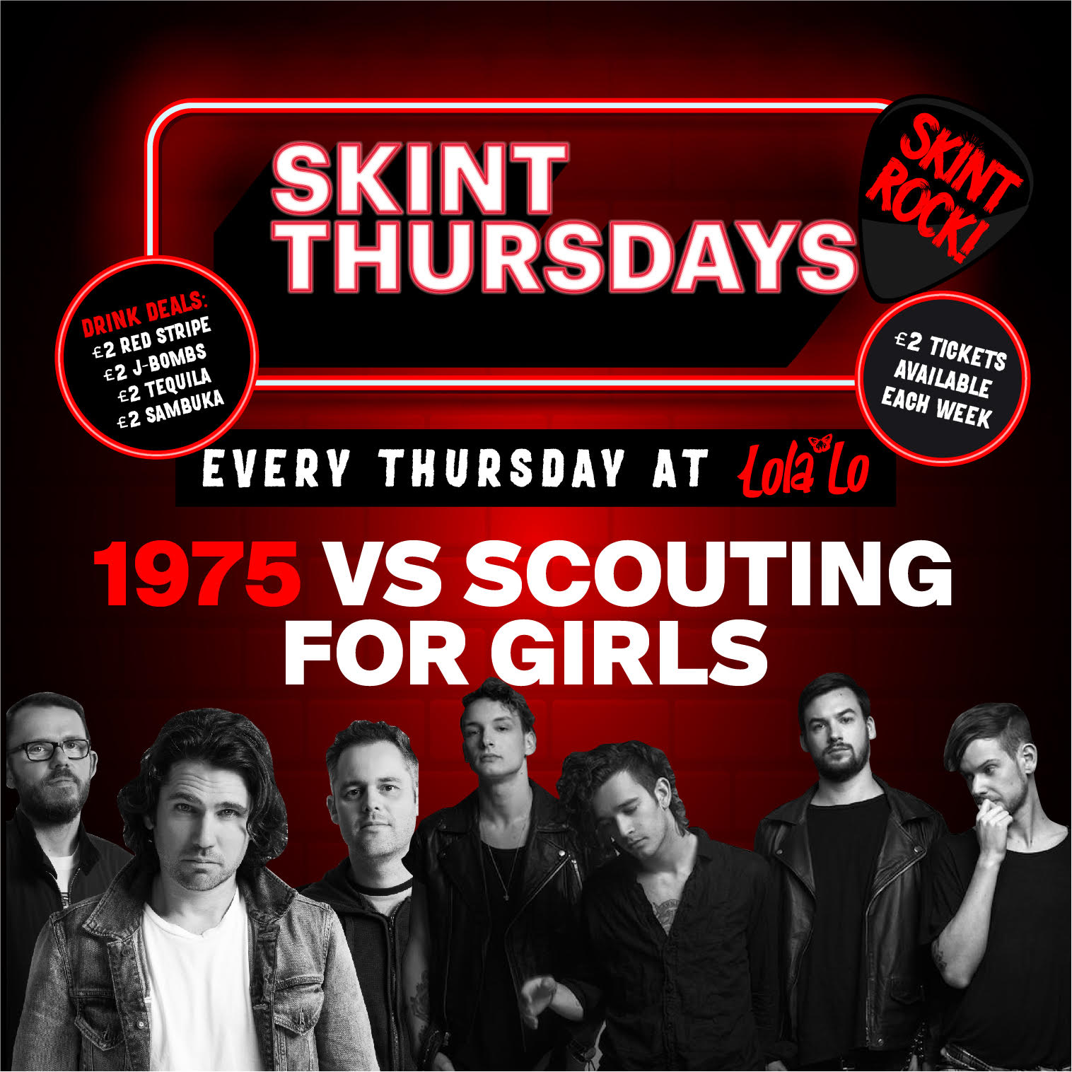 Skint Thursday – 1975  vs Scouting For Girls