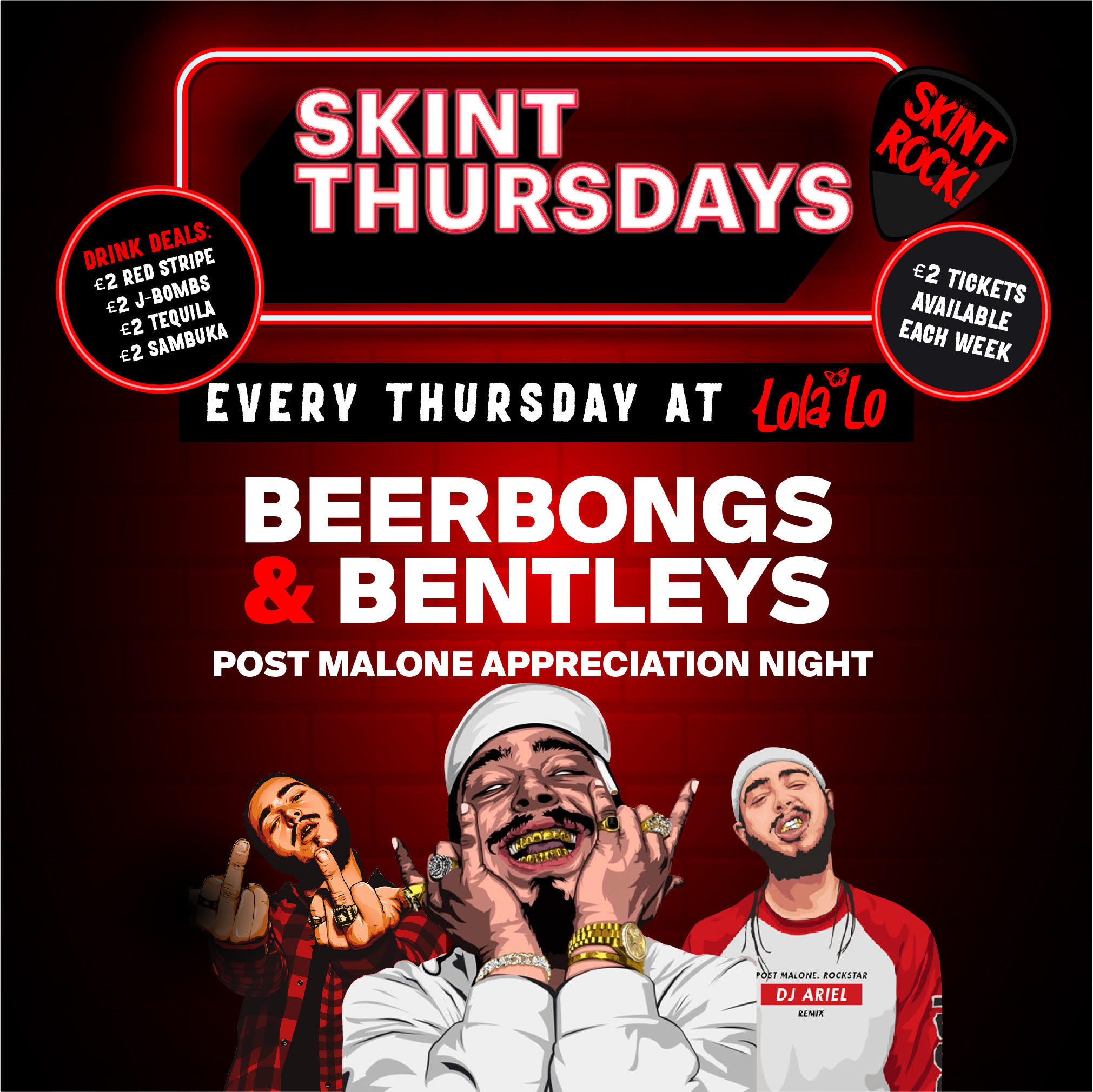 Skint Thursday – Beerbongs & Bentleys (Post Malone Appreciation)