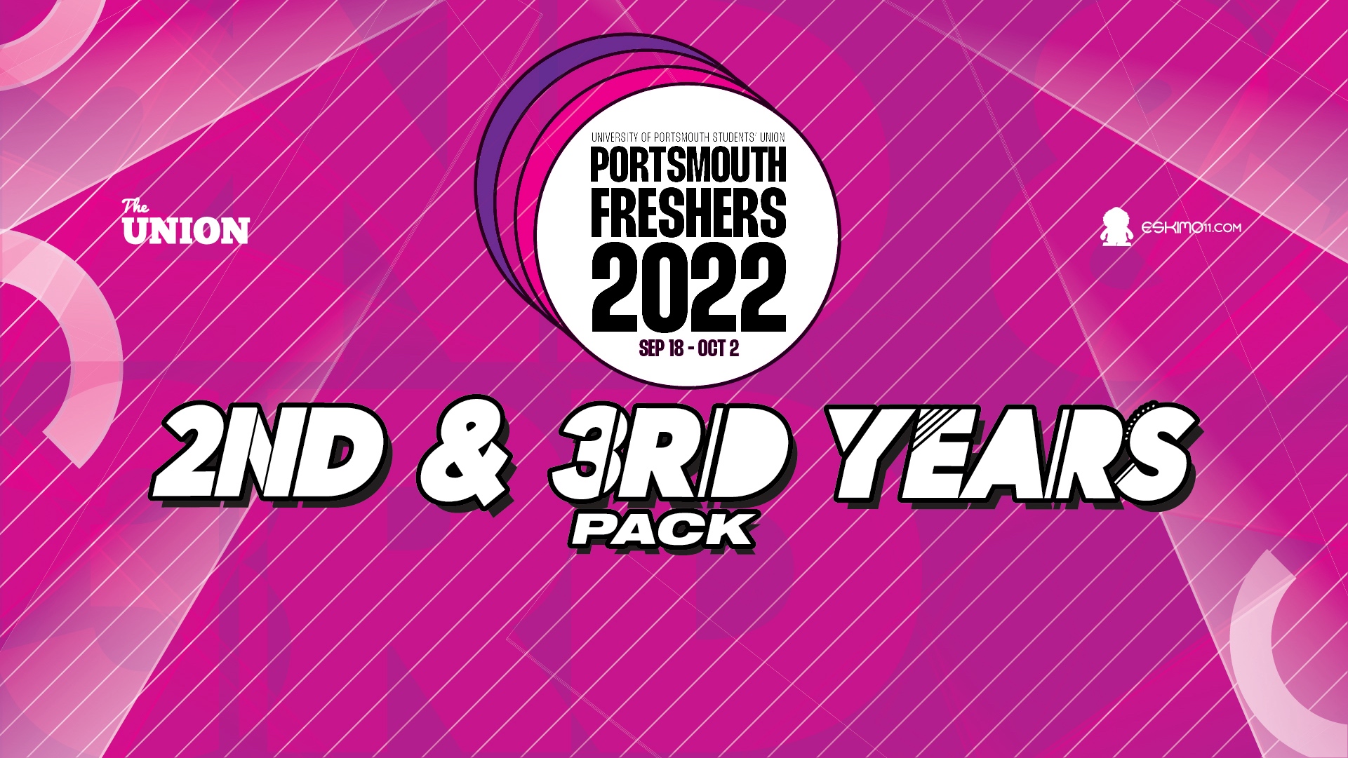 University Of Portsmouth Students Union 2nd 3rd Year Returners Ticket 