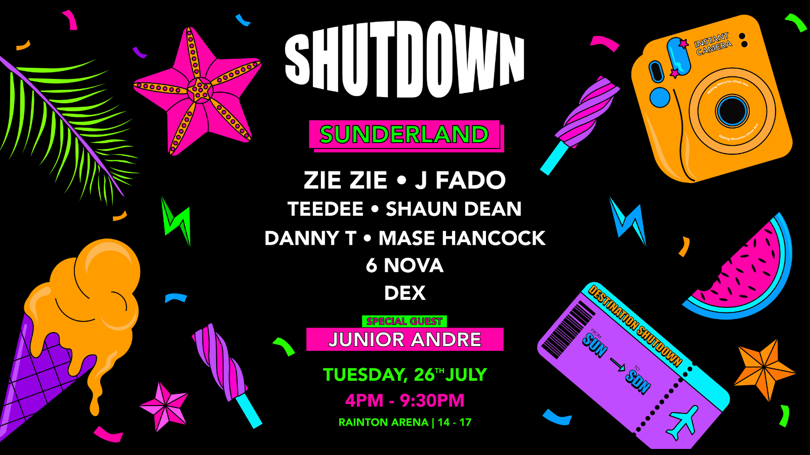 Shutdown Sunderland at Rainton Arena, Houghton le Spring on 26th Jul