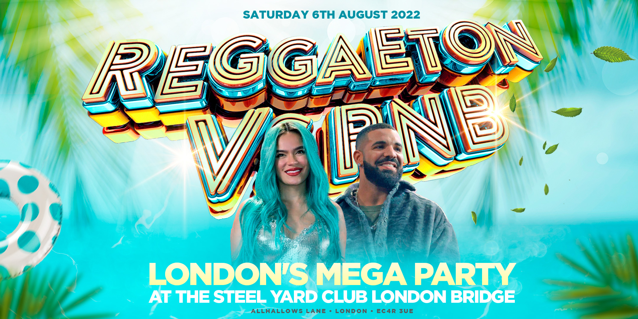 REGGAETON VS RNB LONDON'S MEGA LATIN PARTY THE STEEL YARD LONDON