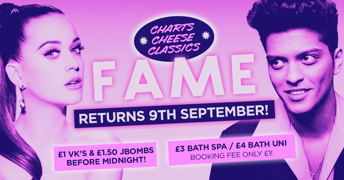 FAME // CHART, CHEESE, CLASSICS // 09.09.22