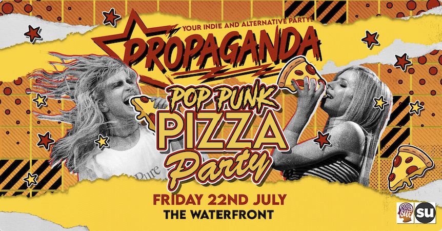 TONIGHT! Propaganda Norwich – Pop Punk Pizza Party