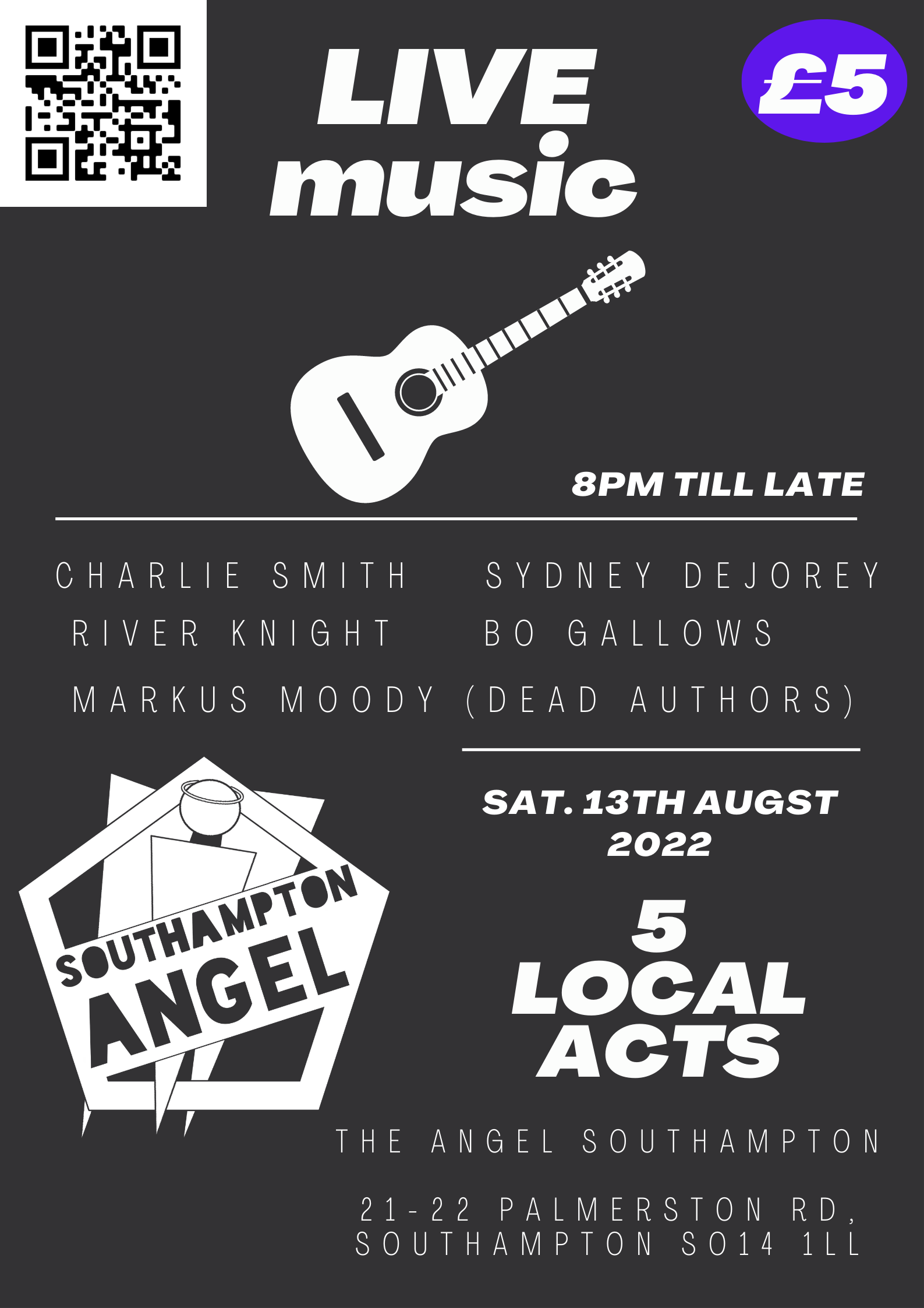 Live lounge @ the Angel at The Angel, Southampton on 13th Aug 2022 ...