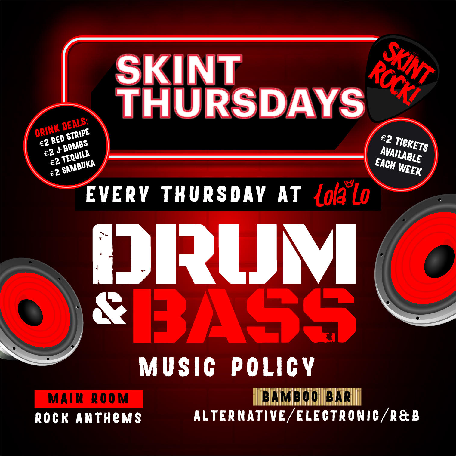 Skint Thursday –  Drum and Bass Garden