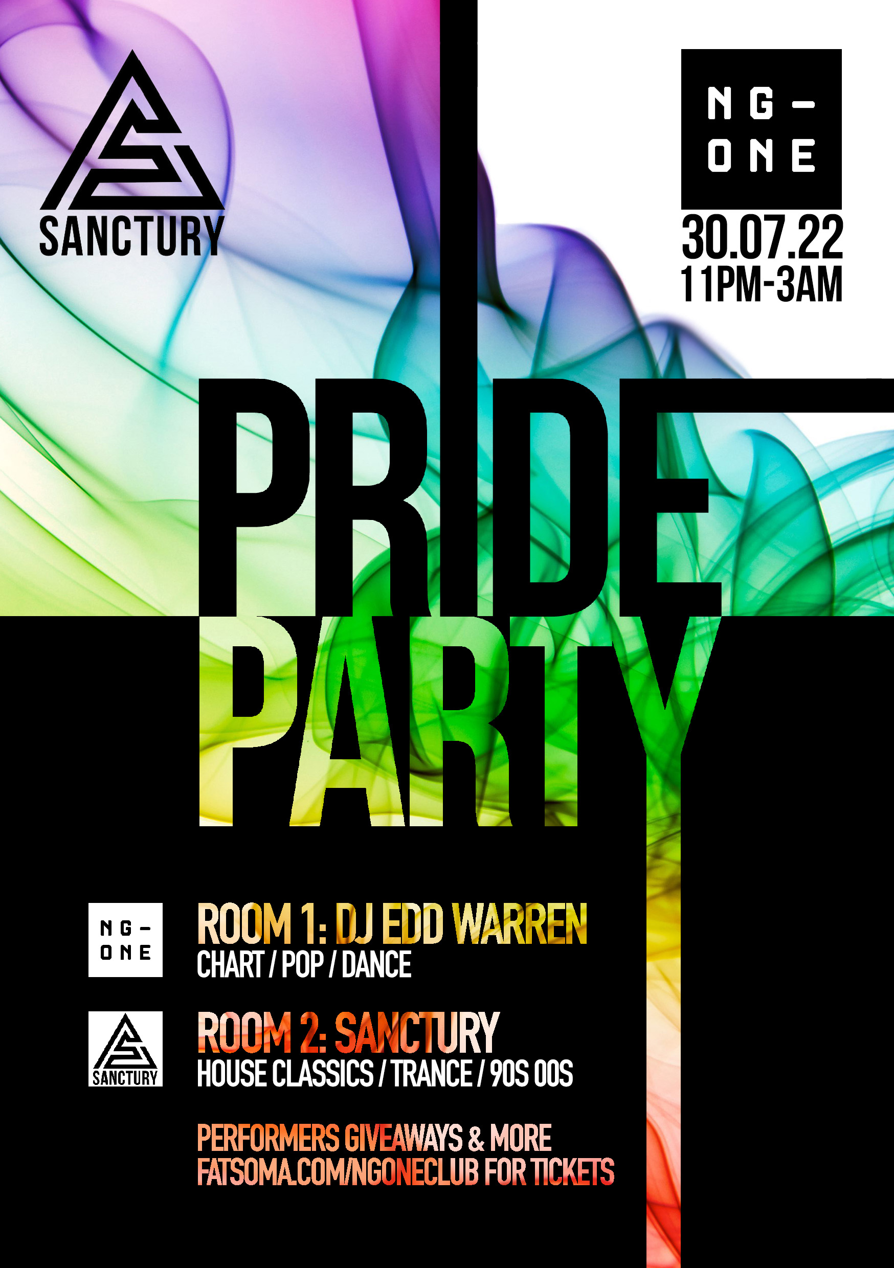 `NG-ONE Pride Party with Sanctury / Sat 30.07.22 11pm-3am at NG-One ...