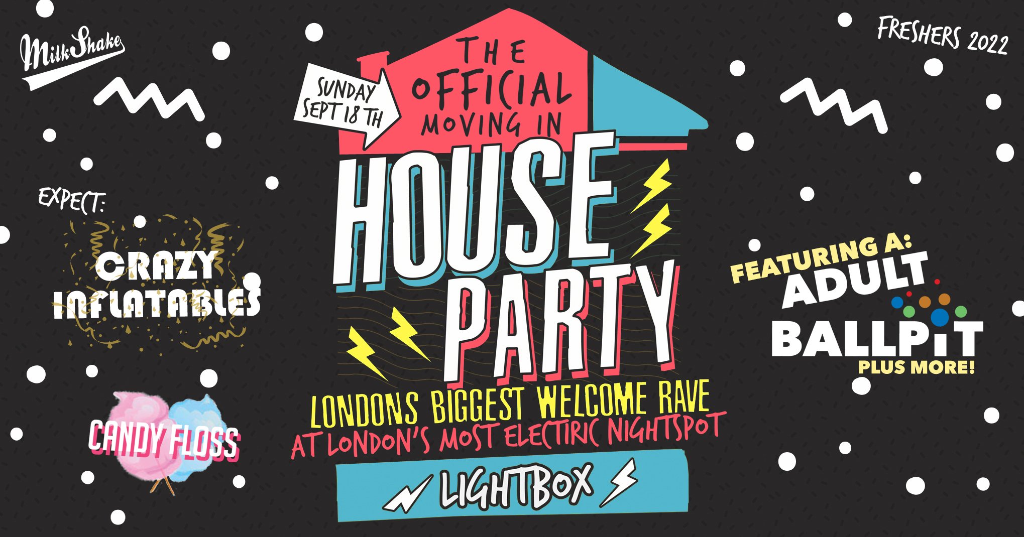 The London Freshers Official Moving In House Party 🎈💊 Live From Lightbox 😲