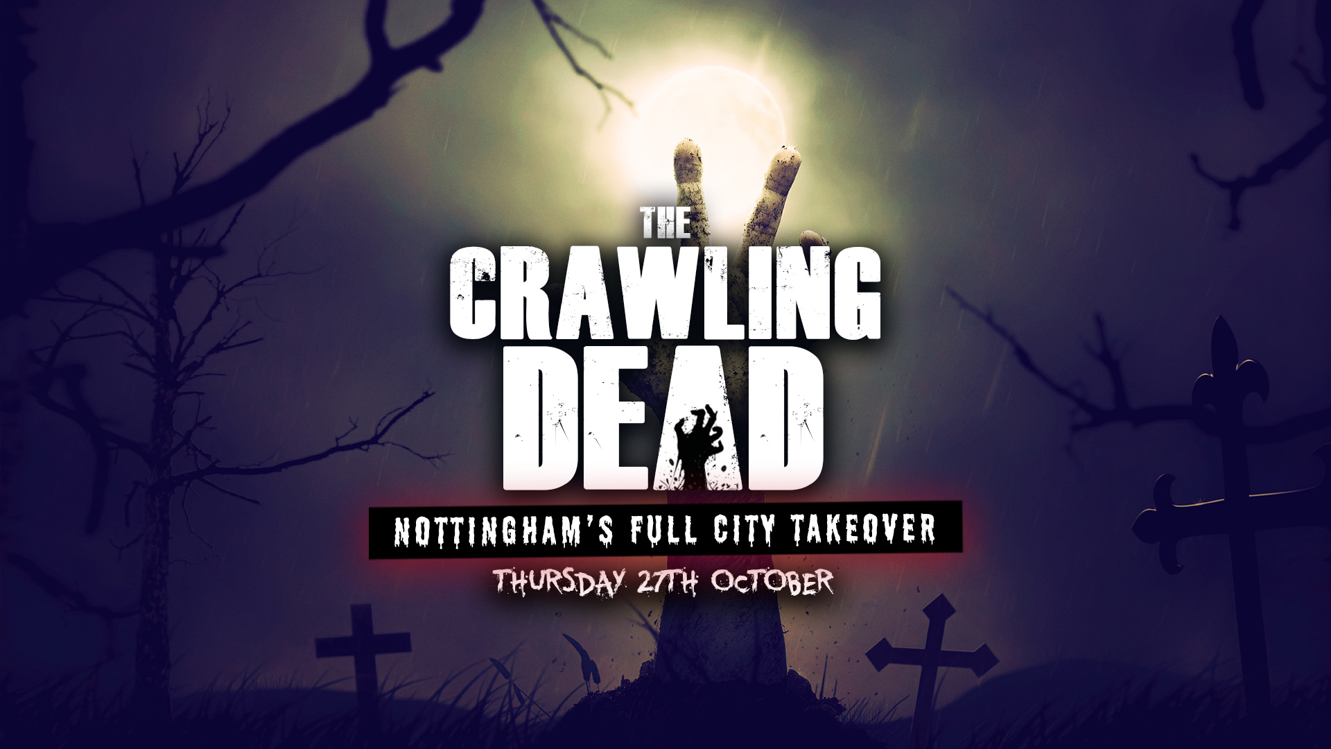 The Crawling Dead | Nottingham’s biggest Halloween Bar Crawl