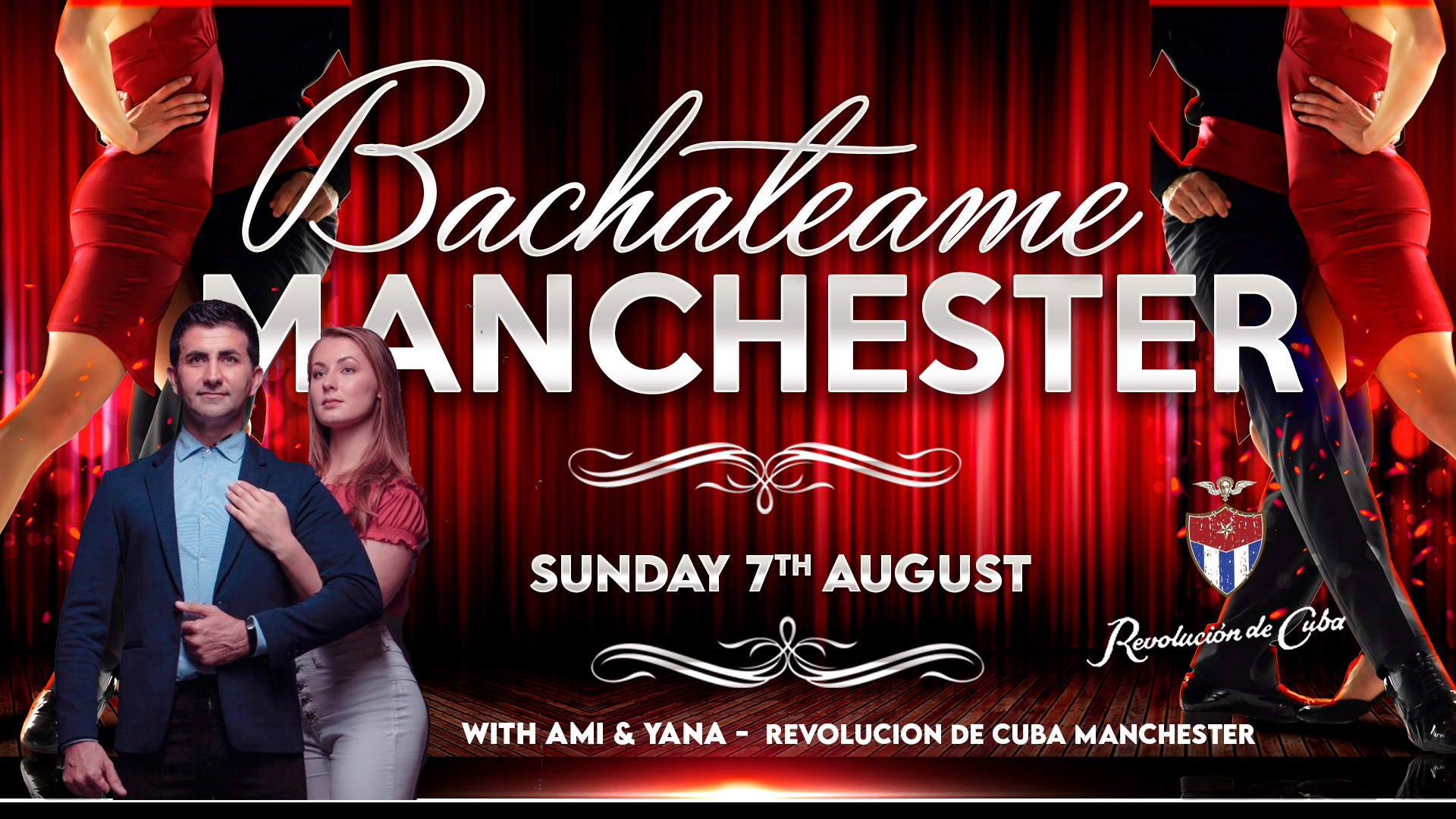 Bachateame Manchester – with Ami & Yana : Sunday 7th August  | Revolucion de Cuba