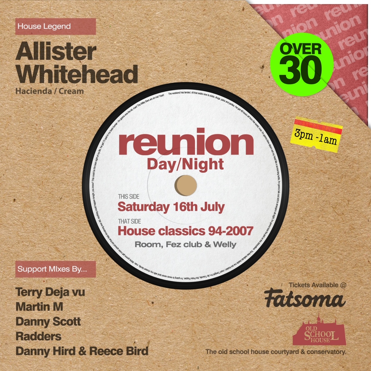 Reunion w/ Allister Whitehead, Terry Deja Vu, Danny Hird & much more at