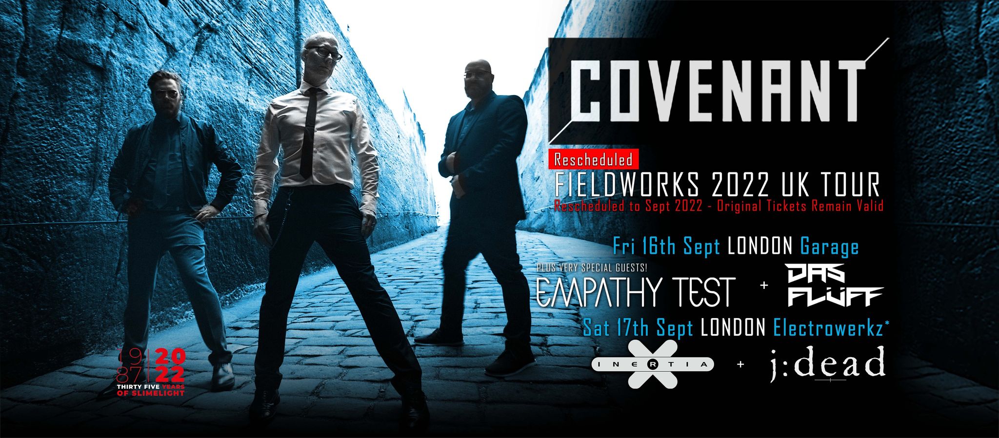 COVENANT – London Garage  + Empathy Test & Das Flüff
