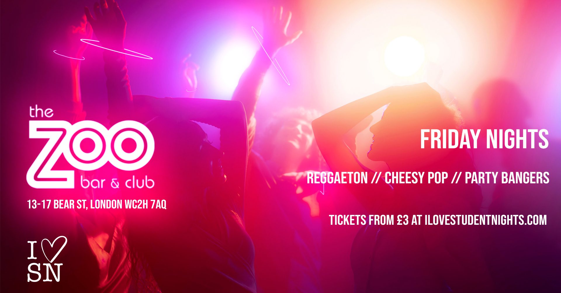 Zoo Bar every Friday in Leicester Square // 2 Floors of Music