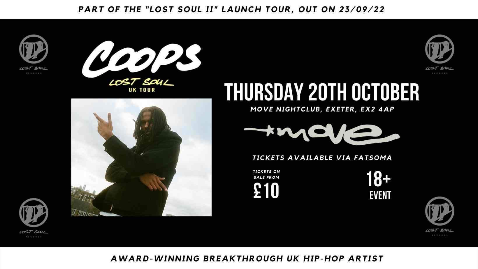 Coops- lost soul 2 album tour