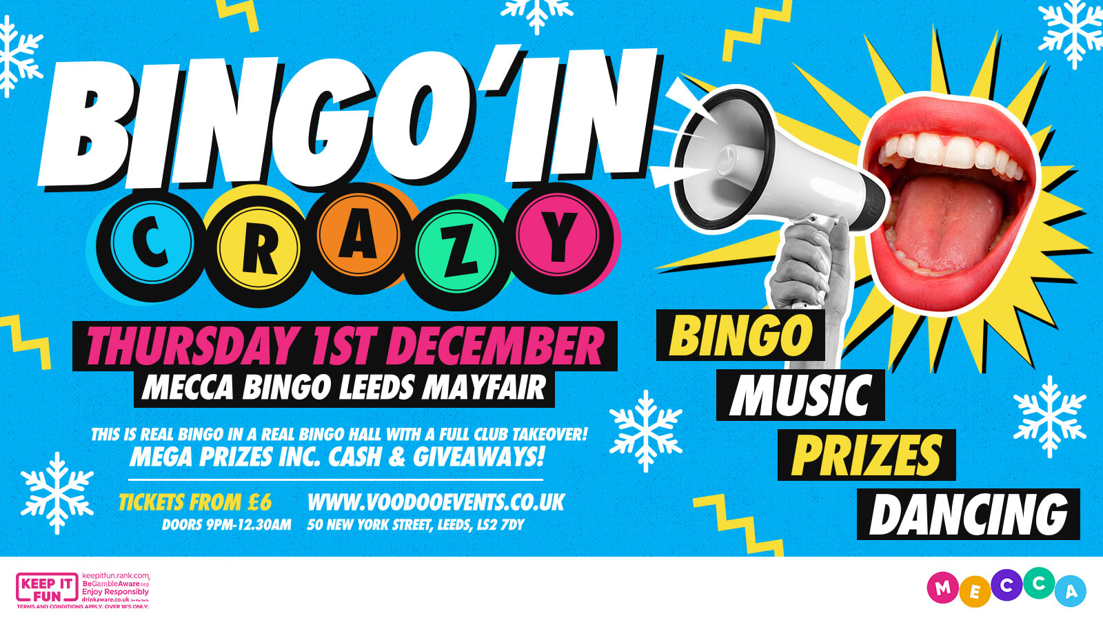 Bingo’in Crazy  – 1st December