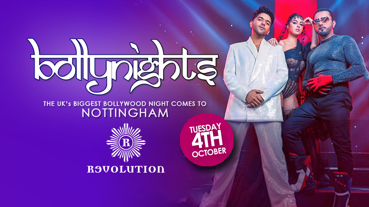 Bollynights Nottingham – Tuesday 4th October | Revolution Cornerhouse