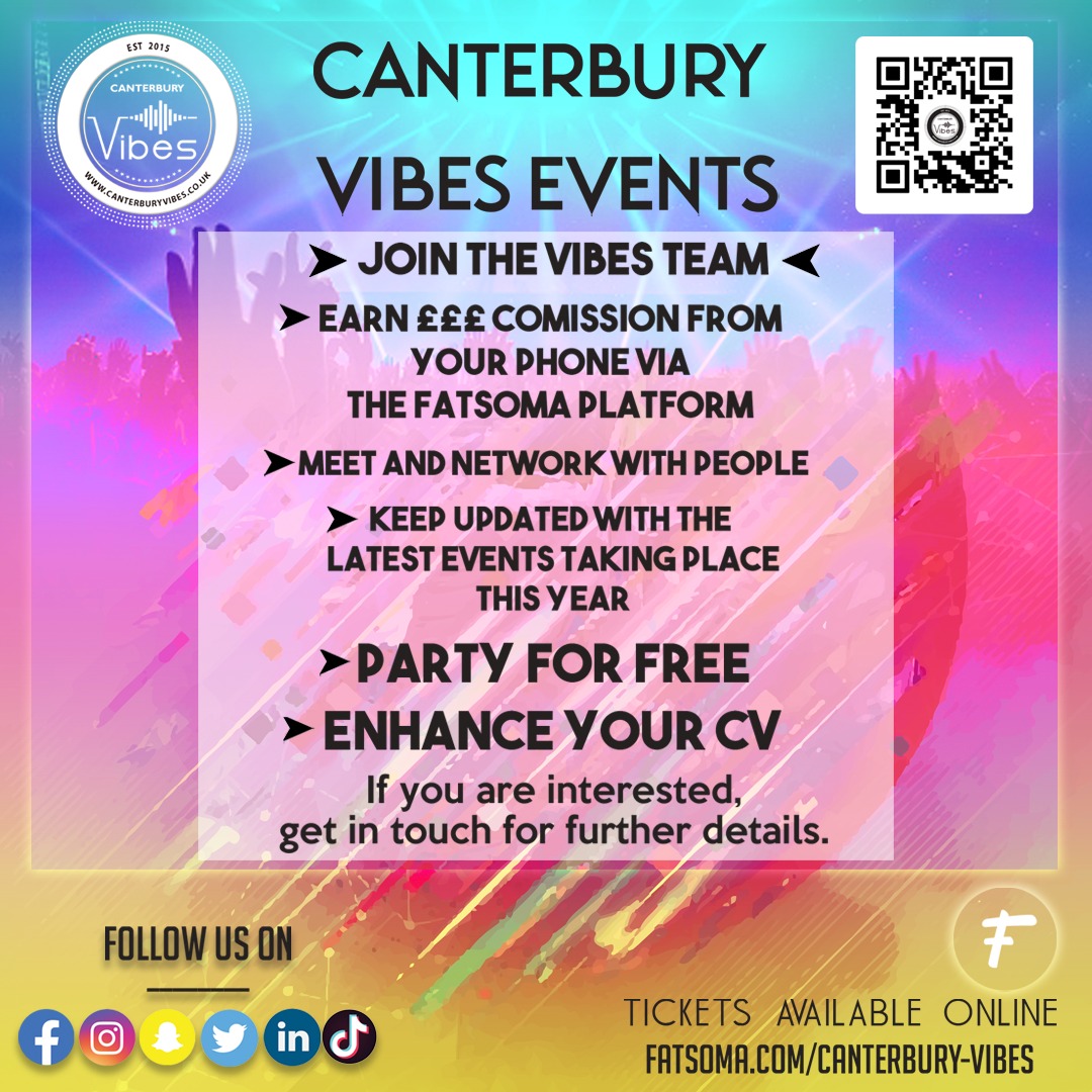 Join the Canterbury Vibes Team 2022