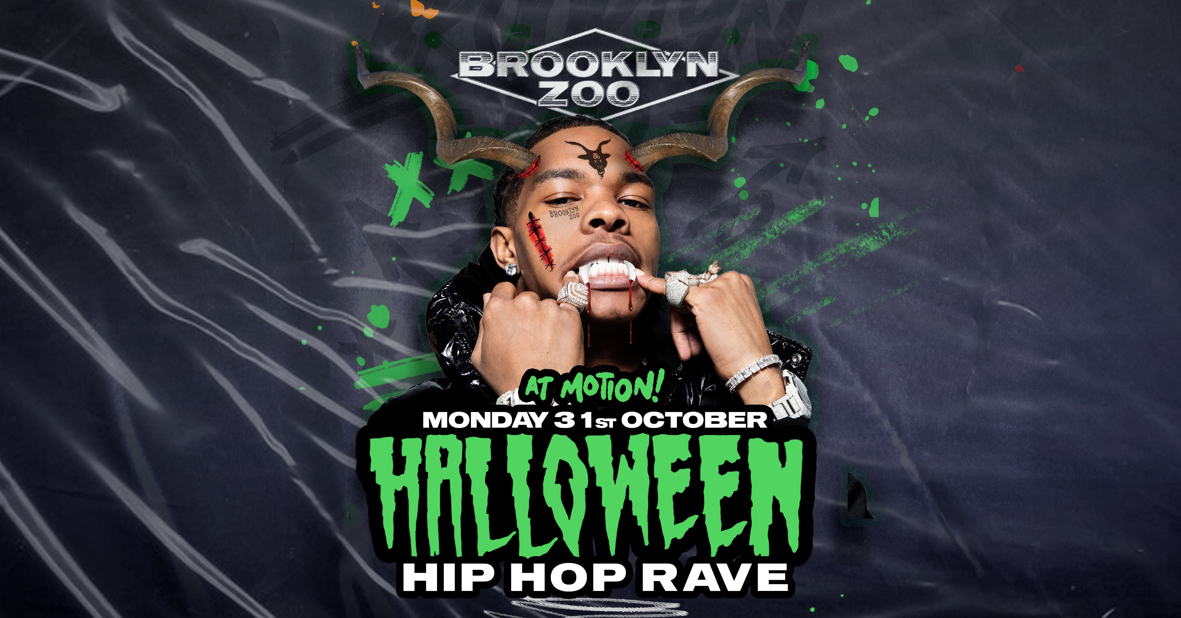 Brooklyn Zoo Bristol The Halloween HipHop Rave at Motion, Bristol on