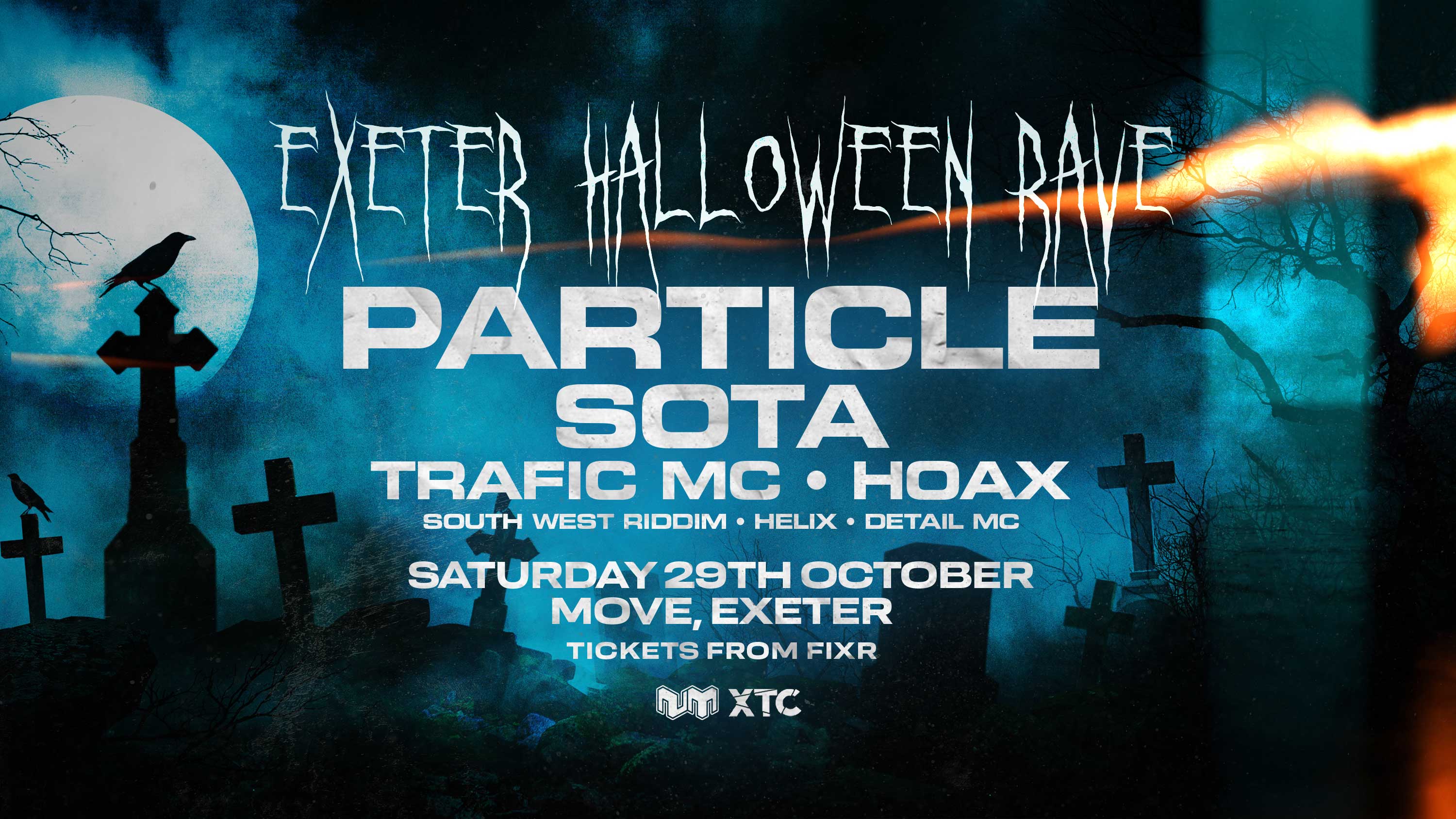 Exeter Halloween Rave: Particle, Sota, Trafic MC, Hoax