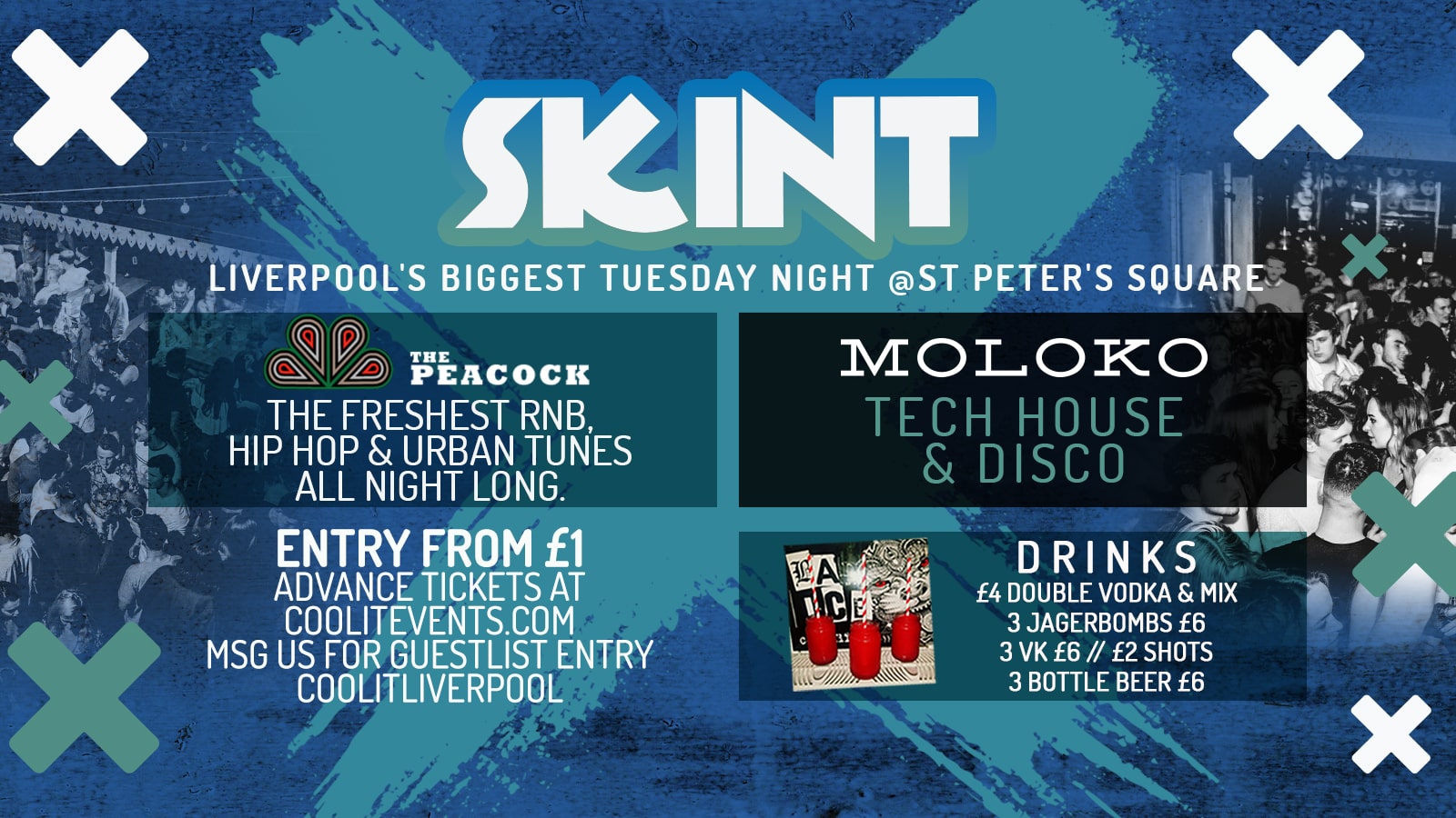 SKINT Tuesdays : Pre Freshers Warm Up!