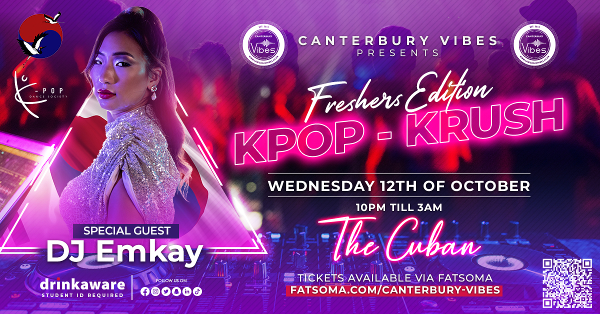 KPOP ( Krush Freshers Edition – Special Guest DJ Emkay )