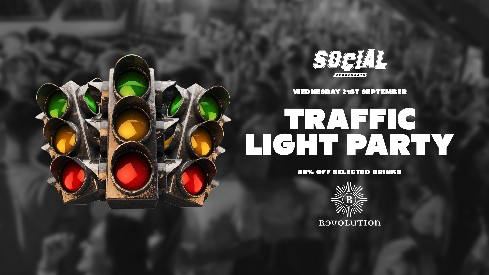 Freshers Traffic Light Party x Social Wednesdays | FREE with AAA Pass