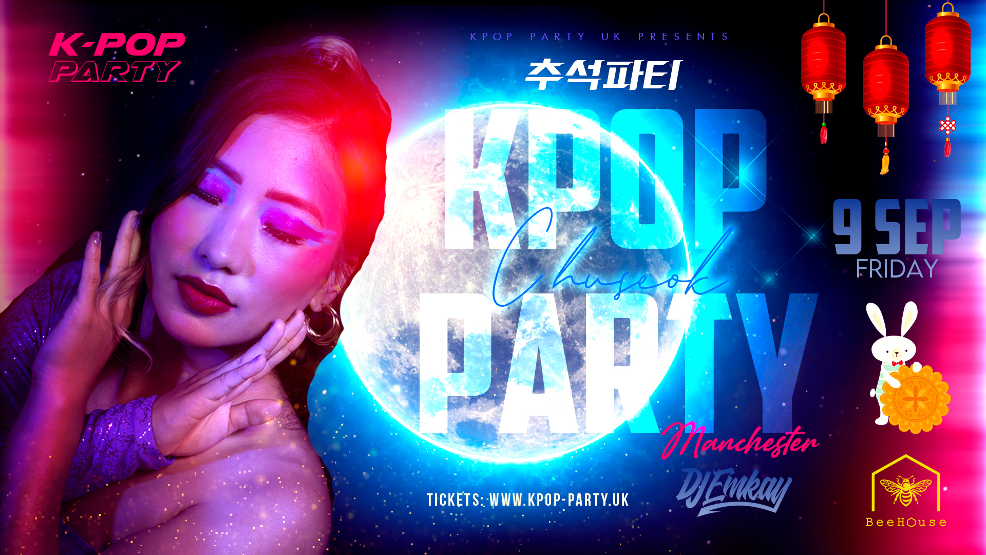 KPOP PARTY MANCHESTER | “Chuseok” party with DJ EMKAY | Friday 9th September