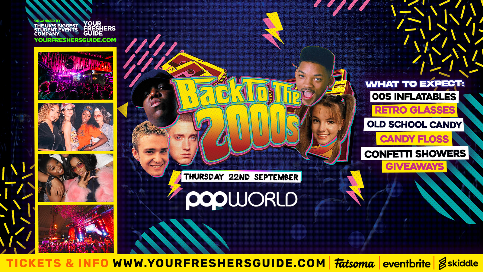 Back to the 90s / 00s – Throwback Rave | Birmingham Freshers 2022